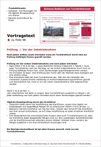 Zusatzmodul: Turmdrehkrane